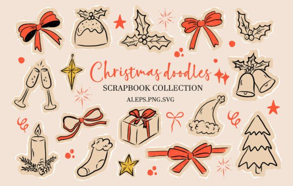 Christmas Doodles Scrapbook: A Designer's Holiday Toolkit