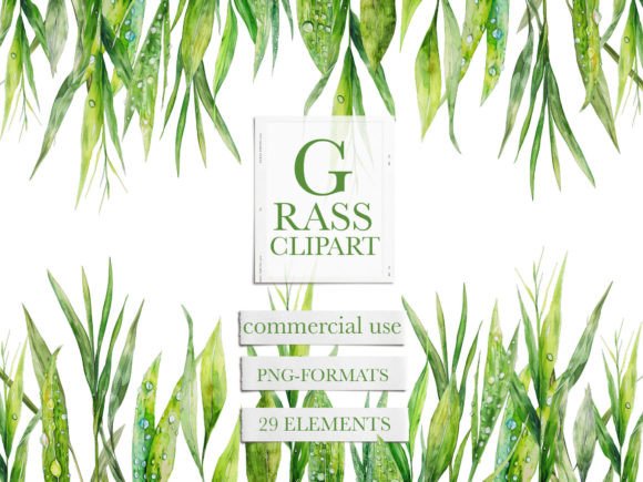 Elevate Your Designs with Versatile Wild Grass Clipart