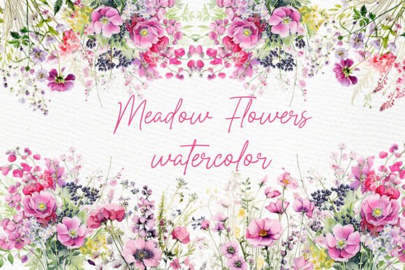 Spring Flowers Clipart Wild Flowers PNG: Design Inspiration