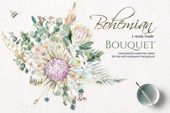 The Allure of a Bohemian Flowers Bouquet