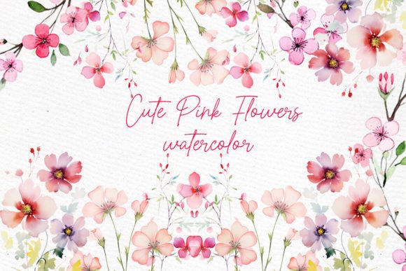 Watercolor Pink Flowers Wild Pink Floral: A Designer's Guide