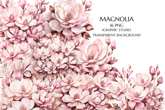 Watercolor Pink Magnolia Clipart: A Designer's Guide