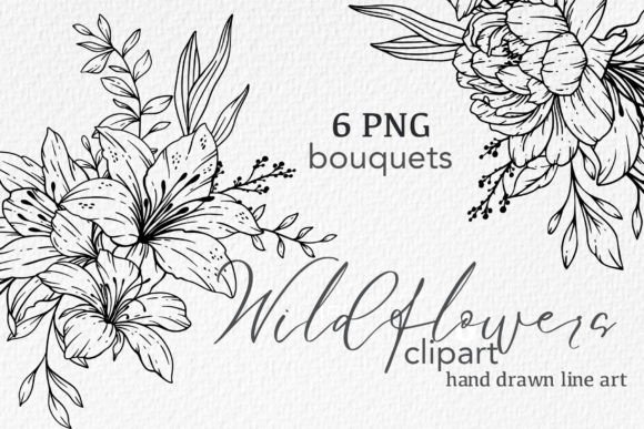 Wildflowers Line Art: Your New Favorite Design Asset